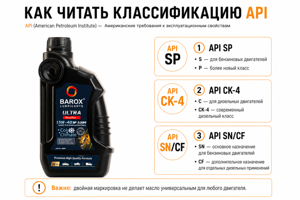 как читать классификацию api
