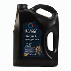 Трансмиссионное масло BAROX INFINA Revo Plus 75W-85 GL-4/GL-5 синт.  4 л.