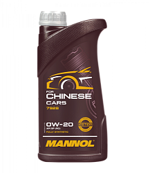 Масло моторное 0/20 for Chinese Cars MANNOL 1л. синт. API SP (RC) MN7928-1