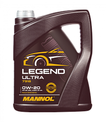 Моторное масло MANNOL Legend Ultra  0W-20  4 л. синт.