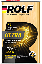 Масло моторное 0/20 ROLF Ultra 1л. синт. ACEA C5, API SN plus  /кор.12шт./ ж/б