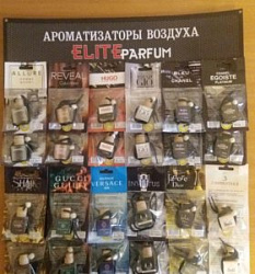 Ароматизатор подвесной ELITE PARFUM MIX набор 24 шт.