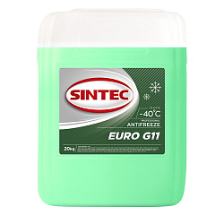 Антифриз зелёный -40 Sintec EURO G-11 Green  20 кг.