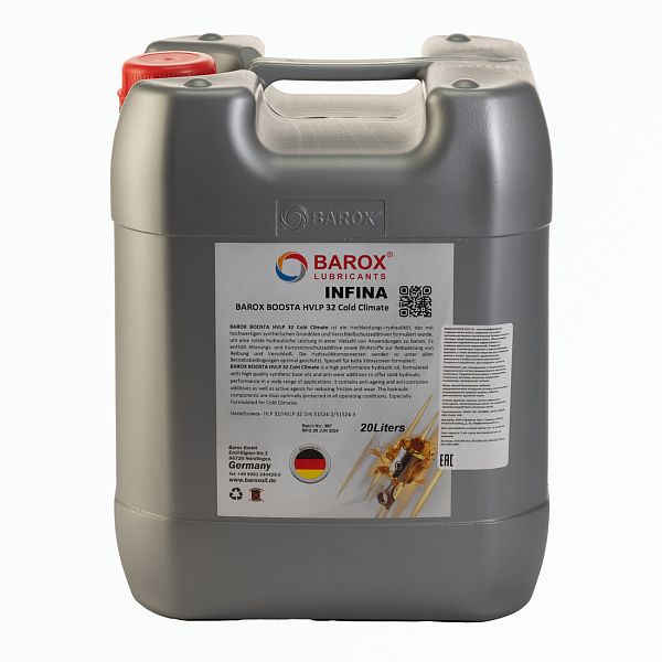 Гидравлическое масло BAROX BOOSTA HVLP 32  20 л.