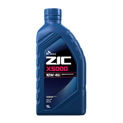 Моторное масло ZIC X5000 10W-40  1 л. п/синт.