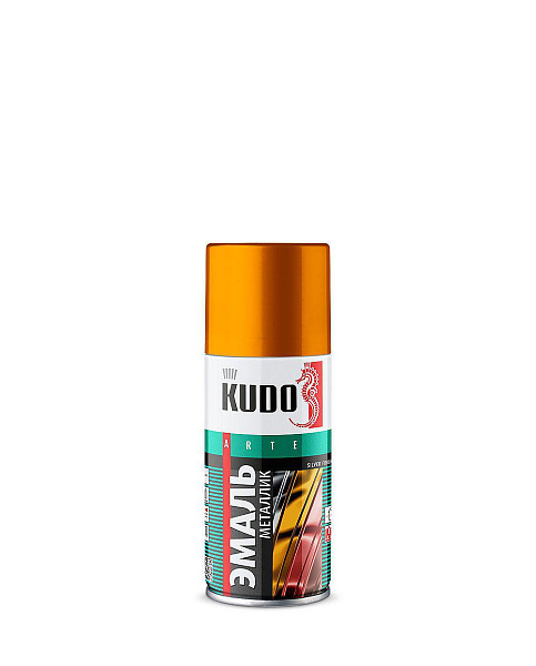Эмаль универсальная металлик Silver Finish KUDO KU-1027.1 Хром  210 мл.
