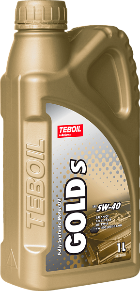 Моторное масло TEBOIL Gold S  5W-40  1 л. синт.